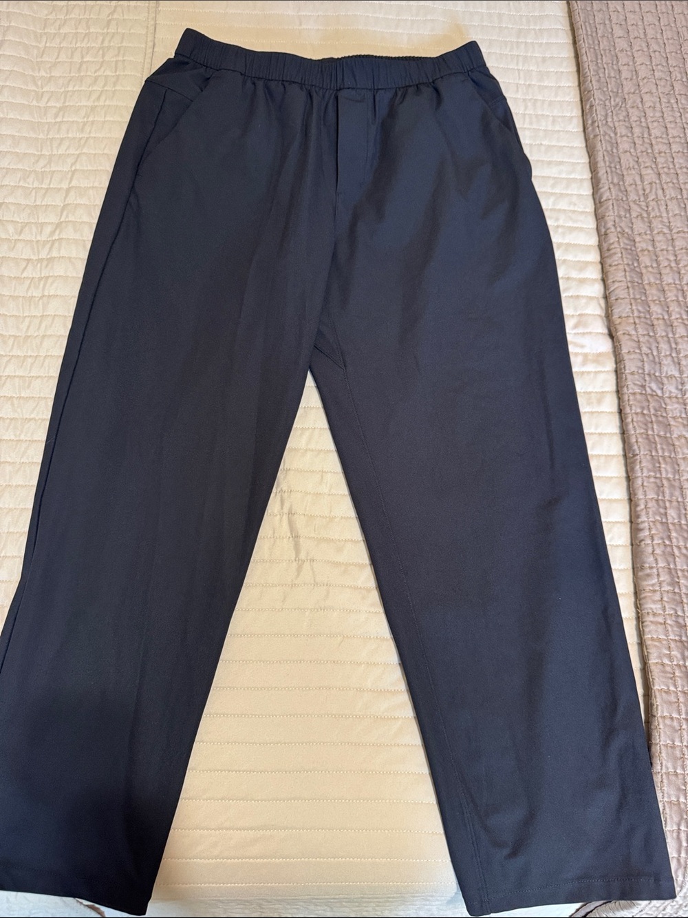 lululemon athletica Men's Black Elastic-Waist Joggers large